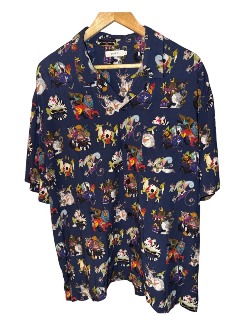Graniph X Yusuke Nakamura Mythical Asian Kung Fu Generation Shirt L